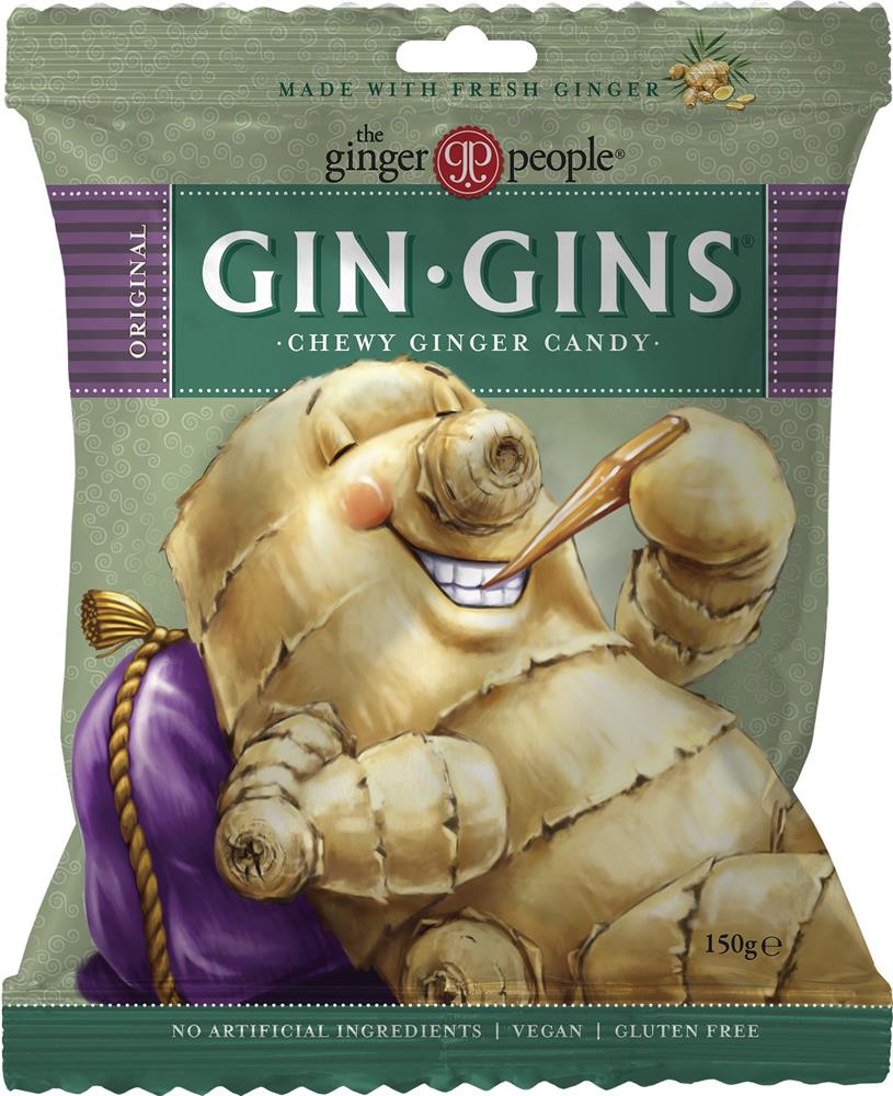 Gin Gin Original Chewy Candy Bag 150g - Greenlands Health Store