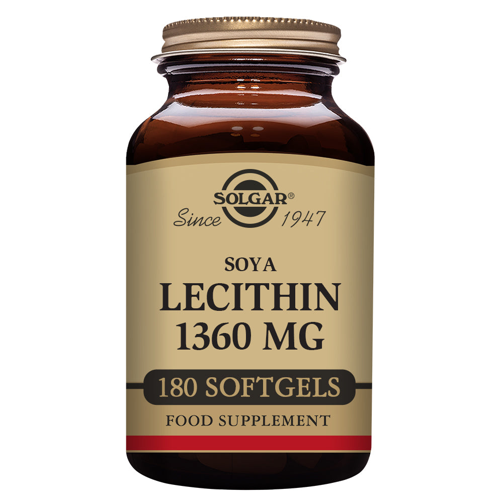 Solgar® Soya Lecithin 1360 mg Softgels - Greenlands Health Store