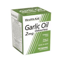 Garlic Oil 2mg (odourless) Vegicaps 30's - Greenlands Health Store