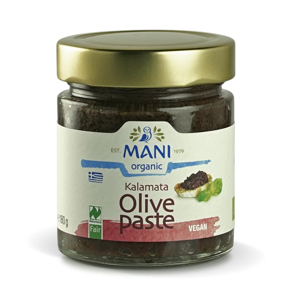 MANI Organic Kalamata Olive Paste 180g - Greenlands Health Store