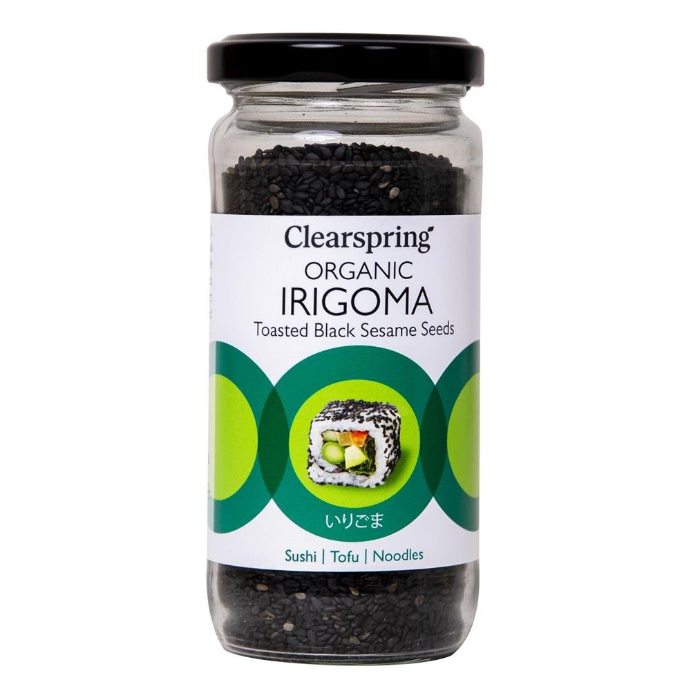 Organic Irigoma - Toasted Black Sesame Seeds - Greenlands Health Store