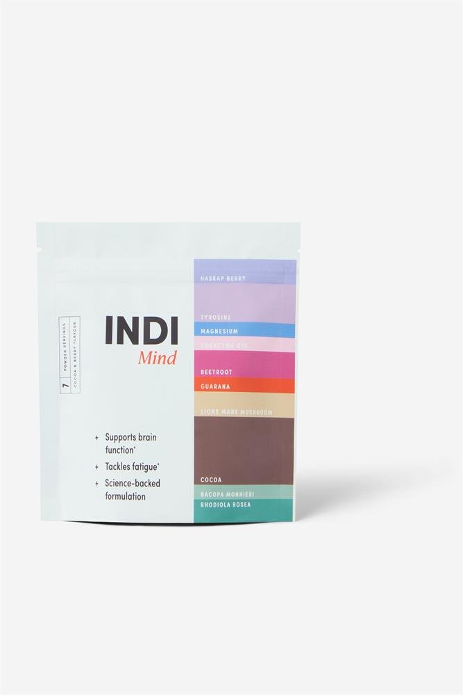 Indi Mind Trial Brain Superfood Powder Supplement 45g - Greenlands Health Store