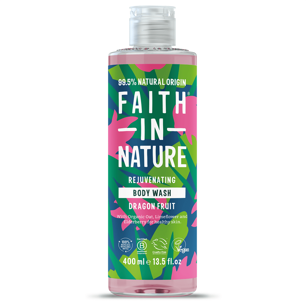 Faith in Nature Dragon Fruit Body Wash 400ml - Greenlands Health Store