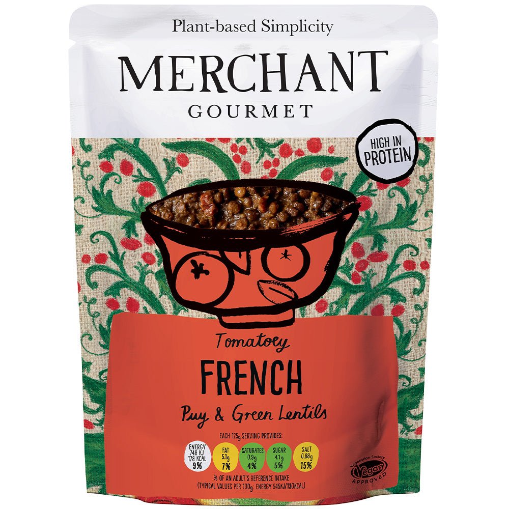 Puy Lentils Sundried Tomato & Basil 250g - Greenlands Health Store