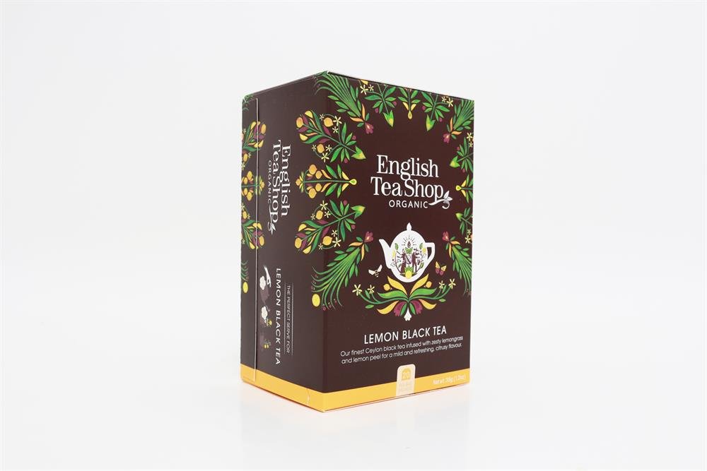 Lemon Black Tea - 20 Tea Bag Sachets - Greenlands Health Store