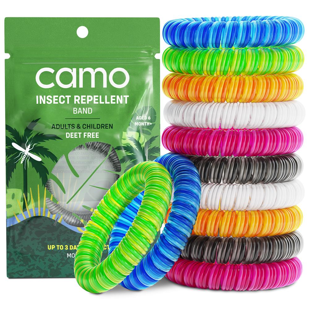 CAMO Max Strength Mosquito Repellent Bracelet - Greenlands Health Store