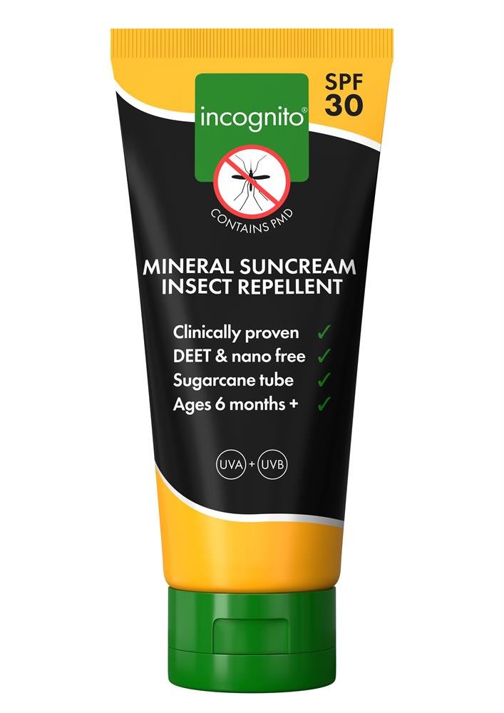 Suncream Insect repellent Moisturiser SPF30 (Advanced) 100ml - Greenlands Health Store