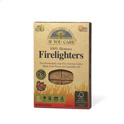 Firelighters Non toxic Wood 28 pieces - Greenlands Health Store