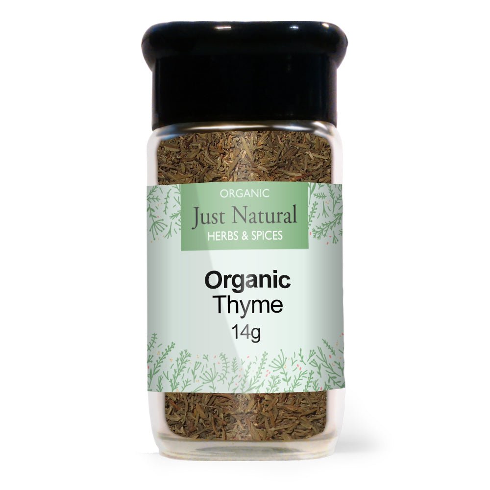 Organic Thyme (Glass Jar) 14g - Greenlands Health Store