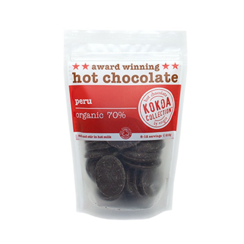 Organic Peru 70% Hot Chocolate - Greenlands Health Store
