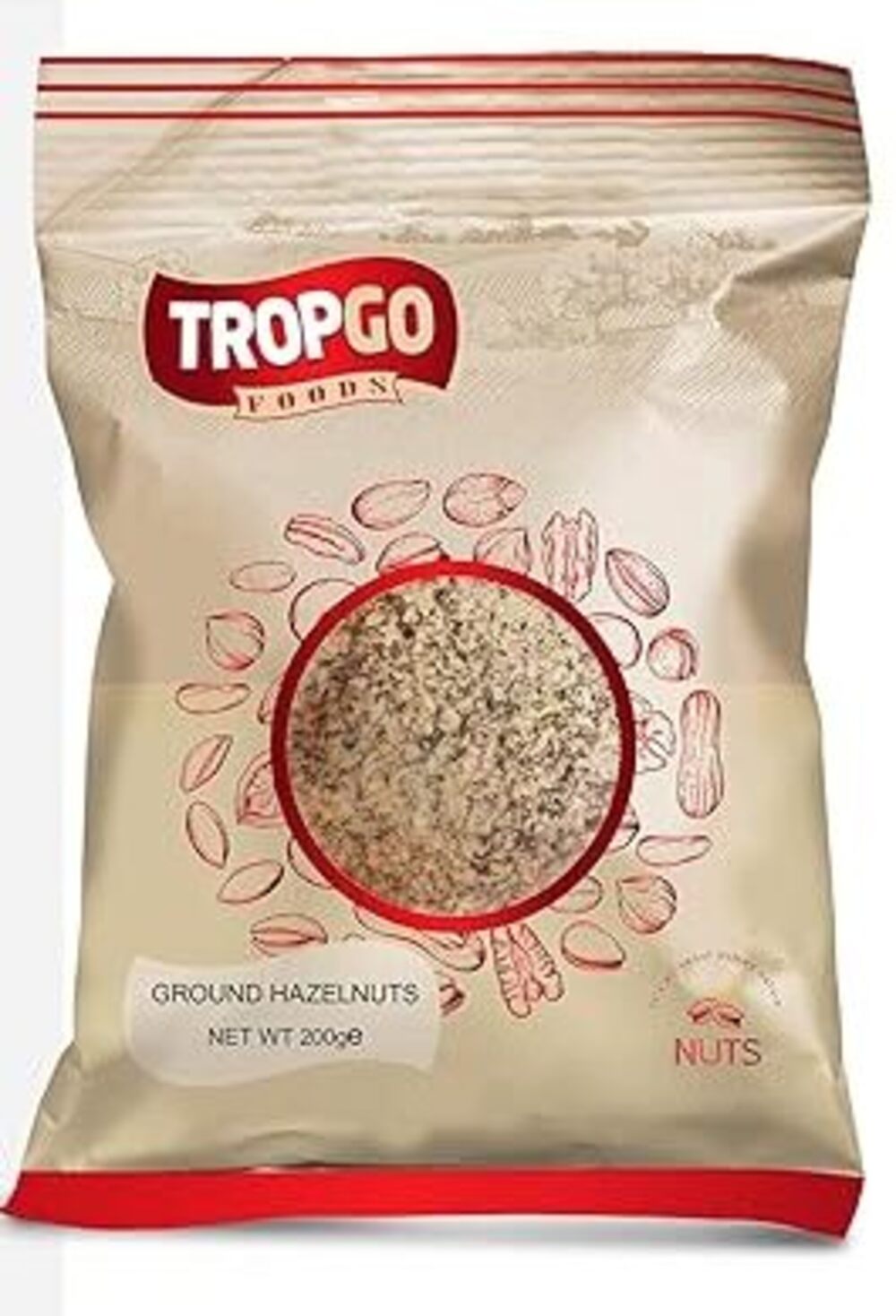 Tropgo Ground Hazelnuts 200g - Greenlands Health Store