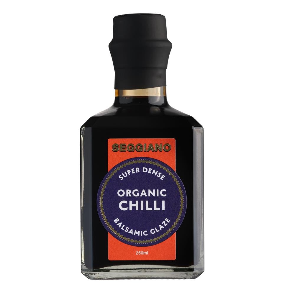 Seggiano Organic Chilli Super Dense Balsamic Glaze 250ml - Greenlands Health Store