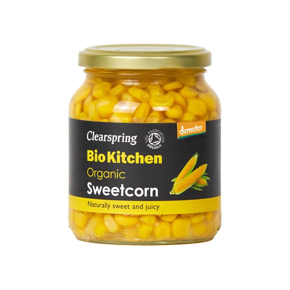 Bio Kitchen Organic Sweetcorn 350g - Greenlands Health Store