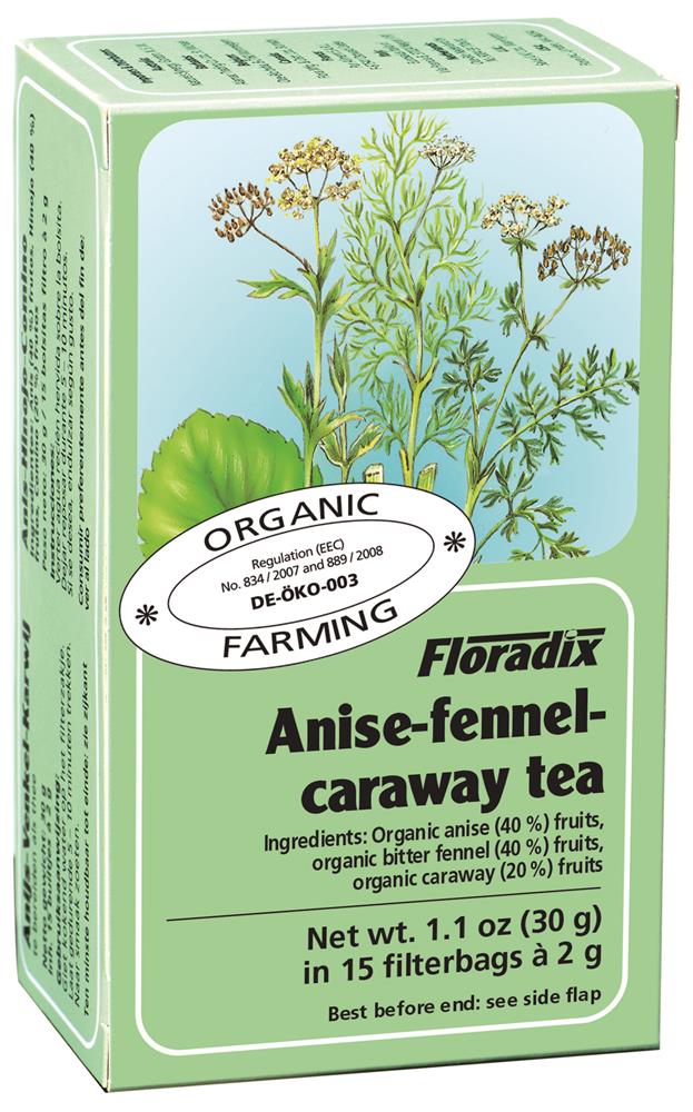 Anise Fennel & Caraway Organic Herbal Tea 15 filterbags - Greenlands Health Store