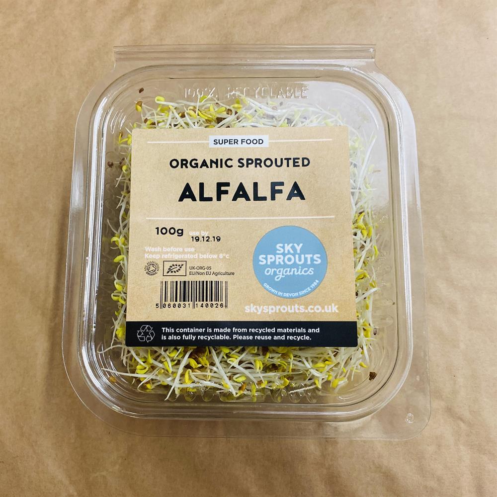 Organic Sprouted Alfalfa 100g - Greenlands Health Store