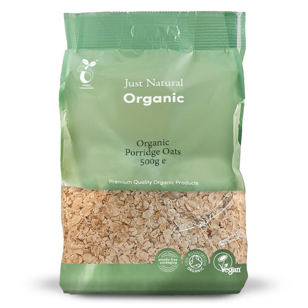 Organic Porridge Oats 500g - Greenlands Health Store