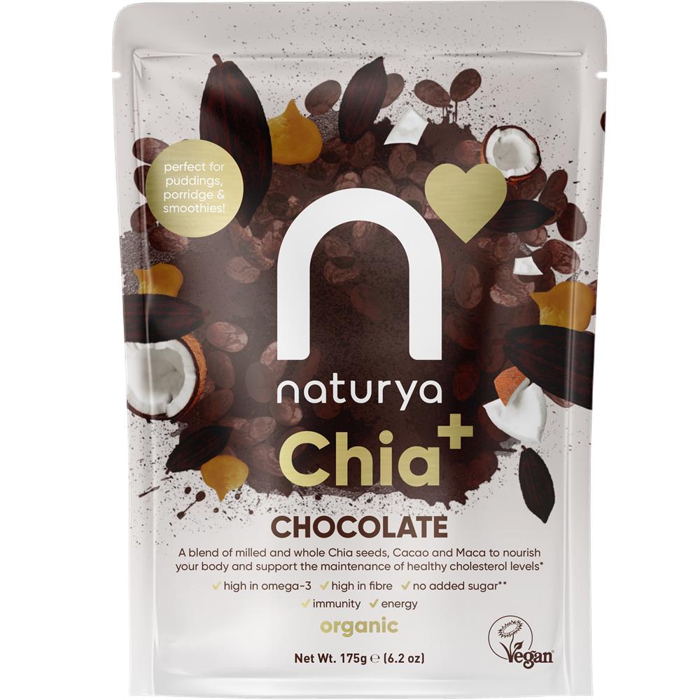 Naturya Organic Chocolate Chia Pudding 175g - Greenlands Health Store