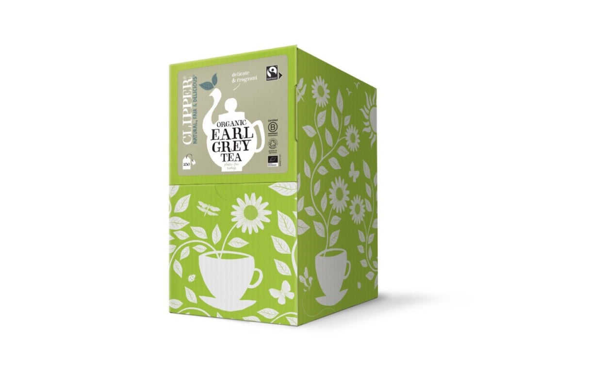 Clipper Fairtrade Organic Earl Grey Tea 250 Bags - Greenlands Health Store