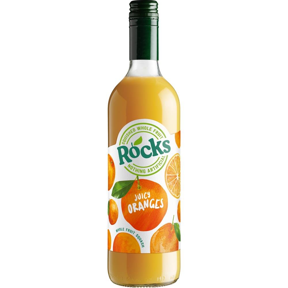 Rocks Orange Squash 740ml - Greenlands Health Store