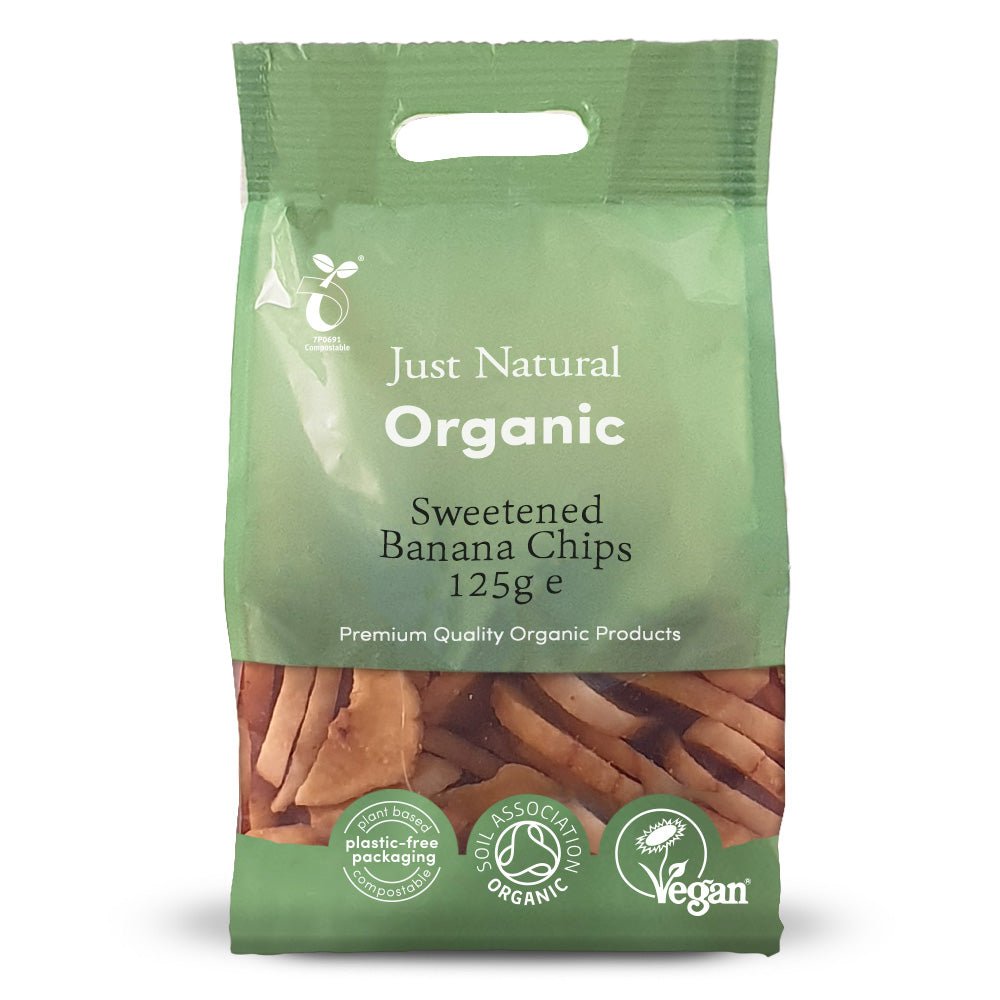 Organic Banana Chips 125g - Greenlands Health Store