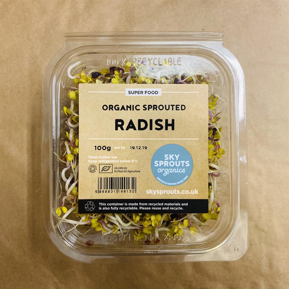 Organic Sprouted Radish 100g - Greenlands Health Store