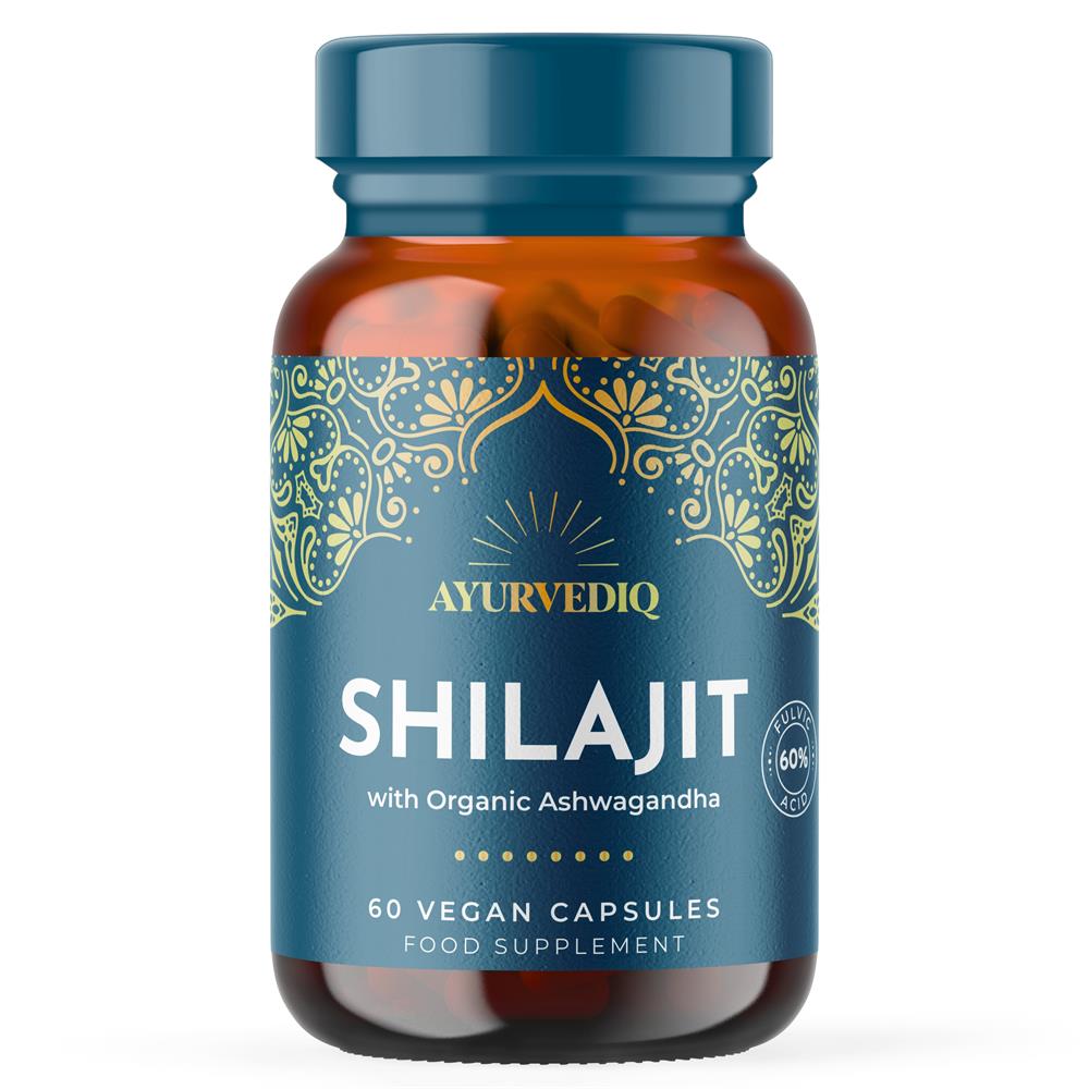 Shilajit Extract & Ashwagandha Caps - 60's - Greenlands Health Store