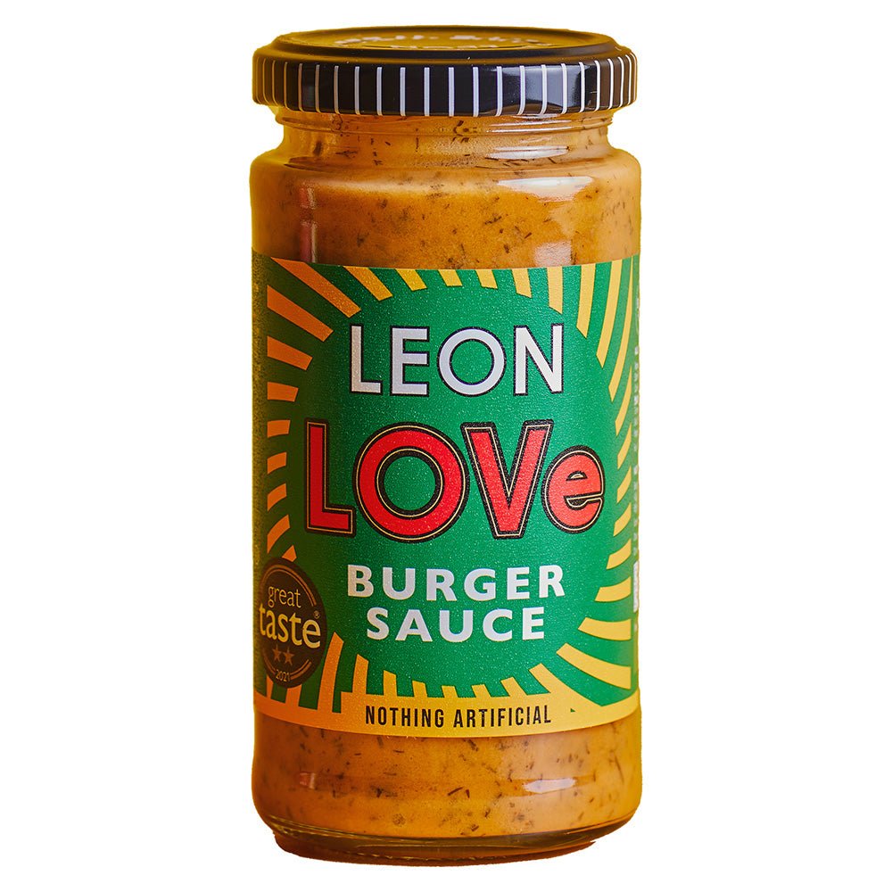 LEON LOVE Burger Sauce 240ml - Greenlands Health Store