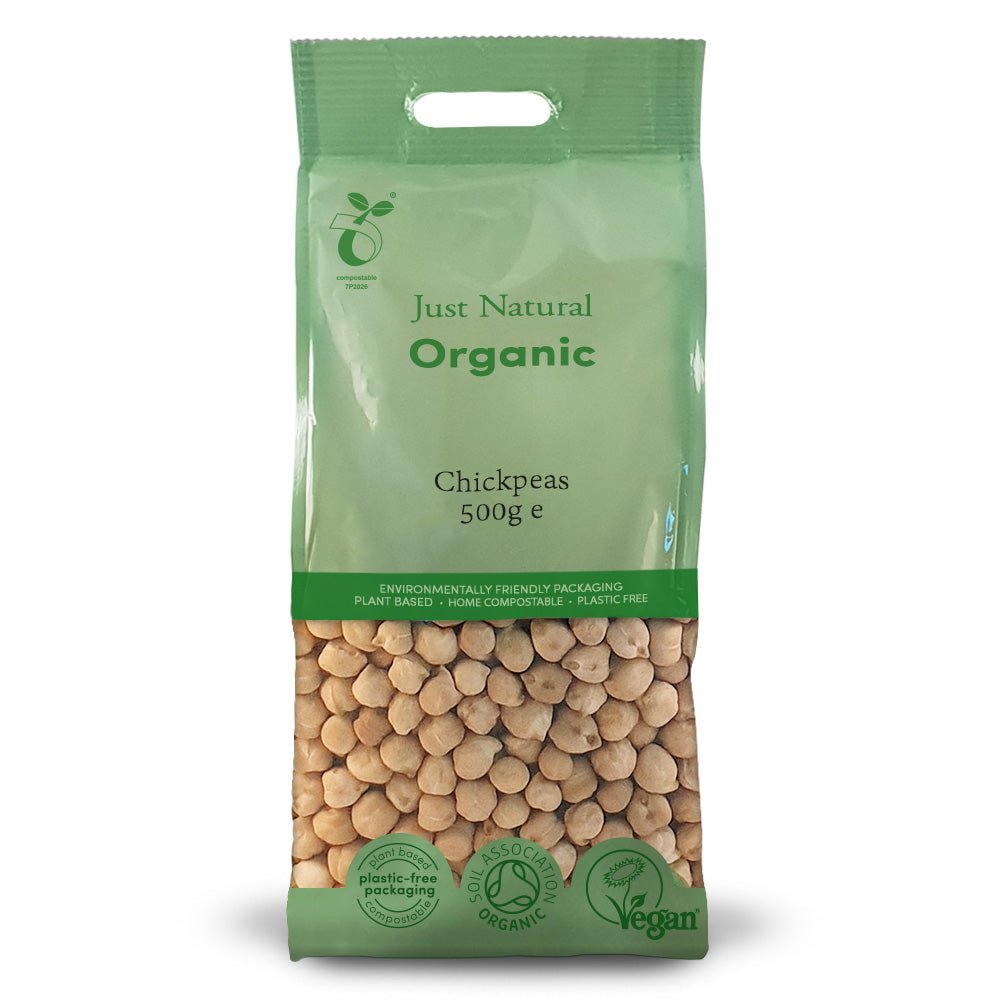 Organic Chickpeas 500g - Greenlands Health Store