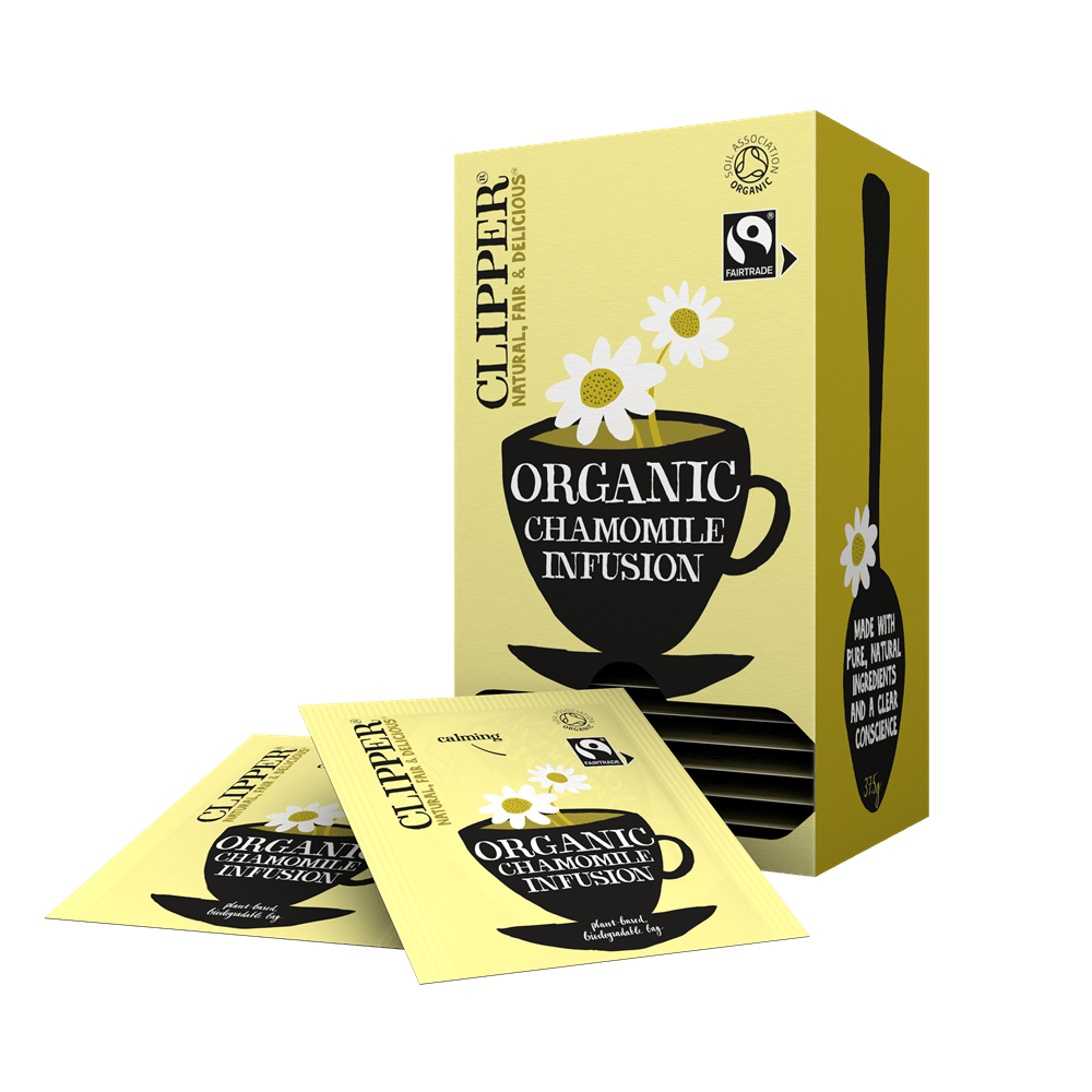 Clipper Fairtrade Organic Chamomile Infusion 25 Envelopes - Greenlands Health Store