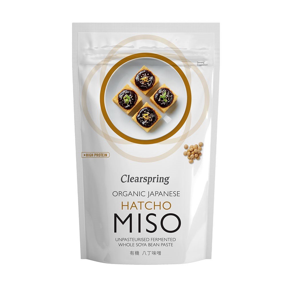 Hatcho Miso 100% soya - pouch 300g - Greenlands Health Store