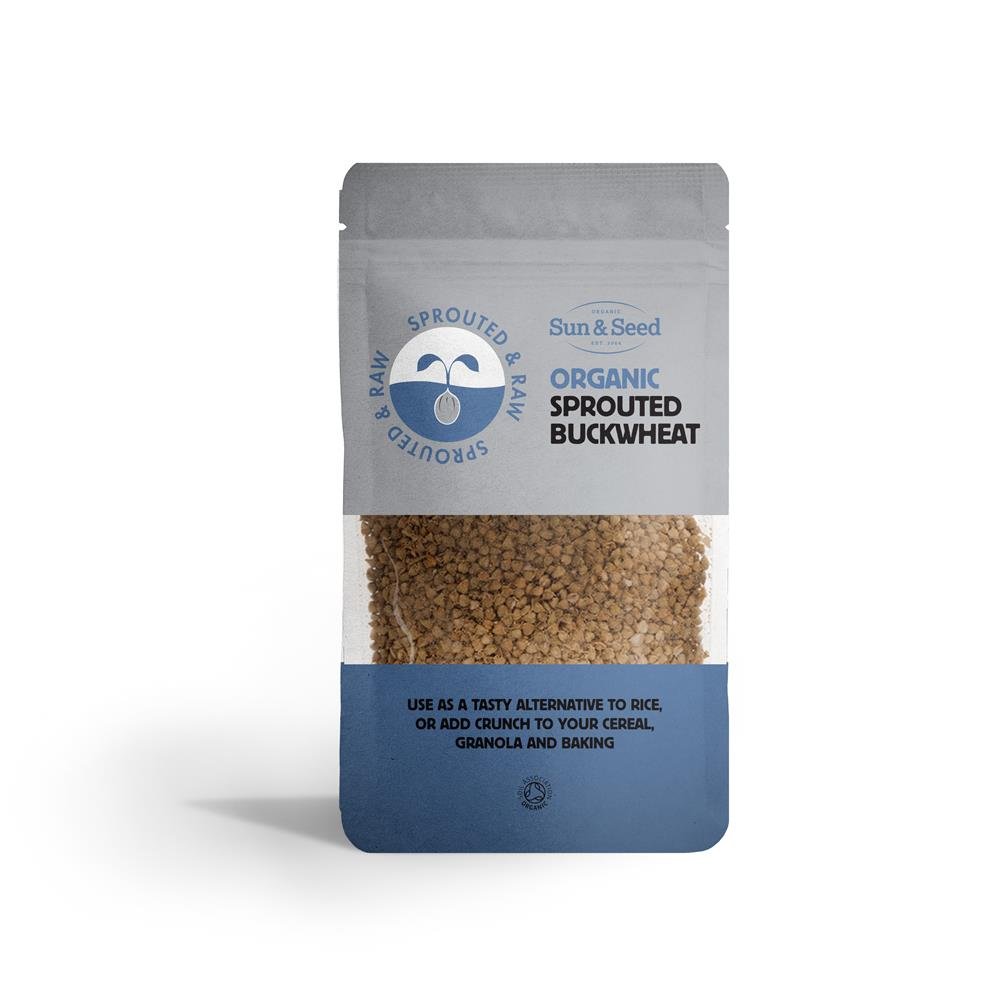 Sun and Seed Organic Sprouted & Raw Buckwheat 250g - Greenlands Health Store