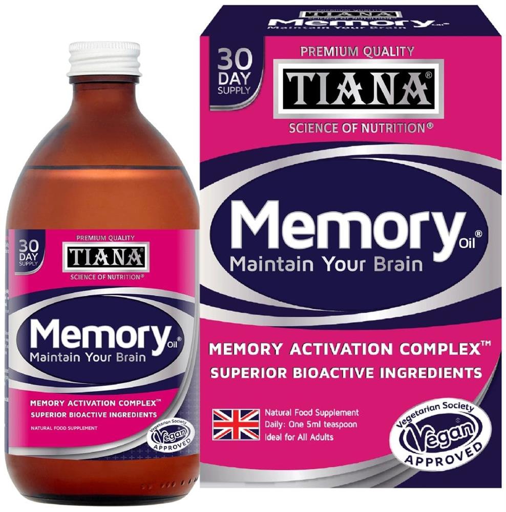 TIANA Advanced Formula Memory Oil Brain Vitamins for Memory 150ml - Greenlands Health Store