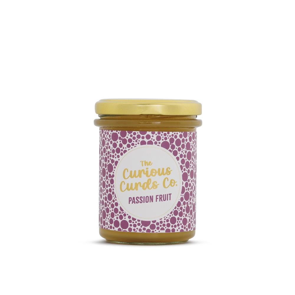 The Curious Curd Co Passion Fruit Curd 210g - Greenlands Health Store