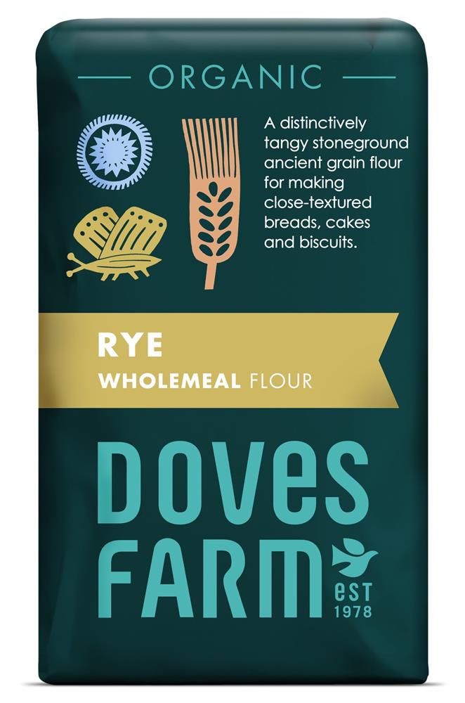 Organic Wholemeal Rye Flour 1kg - Greenlands Health Store