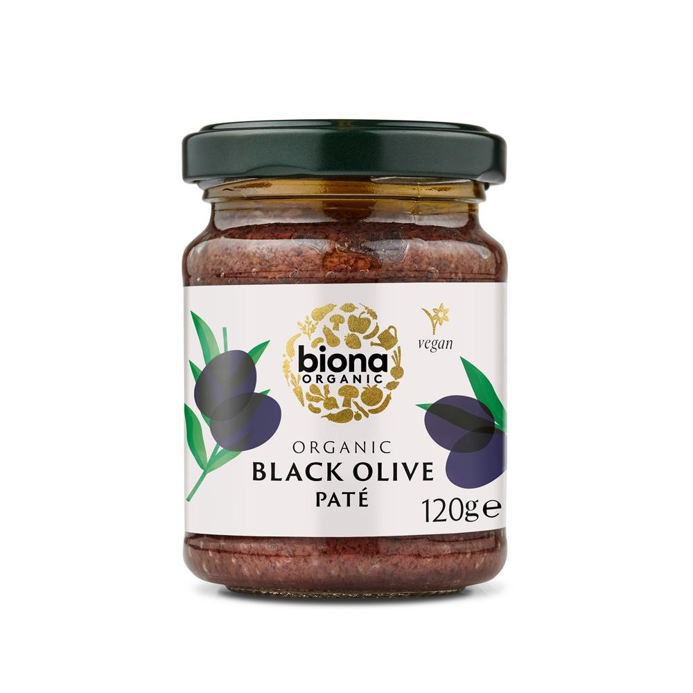 Biona Organic Black Olive Pate 120g - Greenlands Health Store