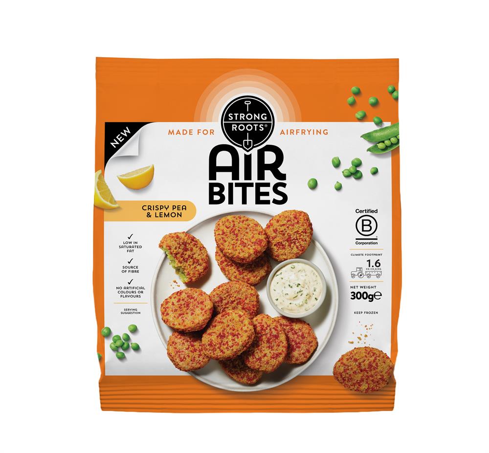 Strong Roots AirBites Crispy Pea & Lemon 300g - Greenlands Health Store