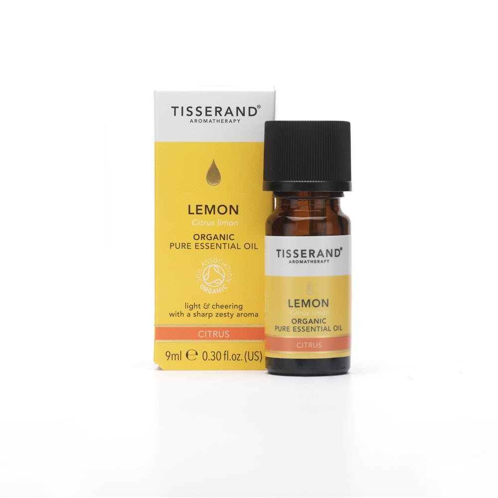 Tisserand Organic Lemon Essential Oil (9ml) - Greenlands Health Store