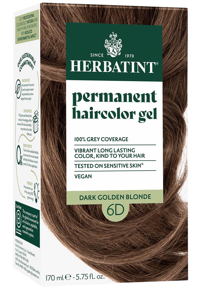Dark Golden Blonde Ammonia Free hair Colour 6D 170ml - Greenlands Health Store