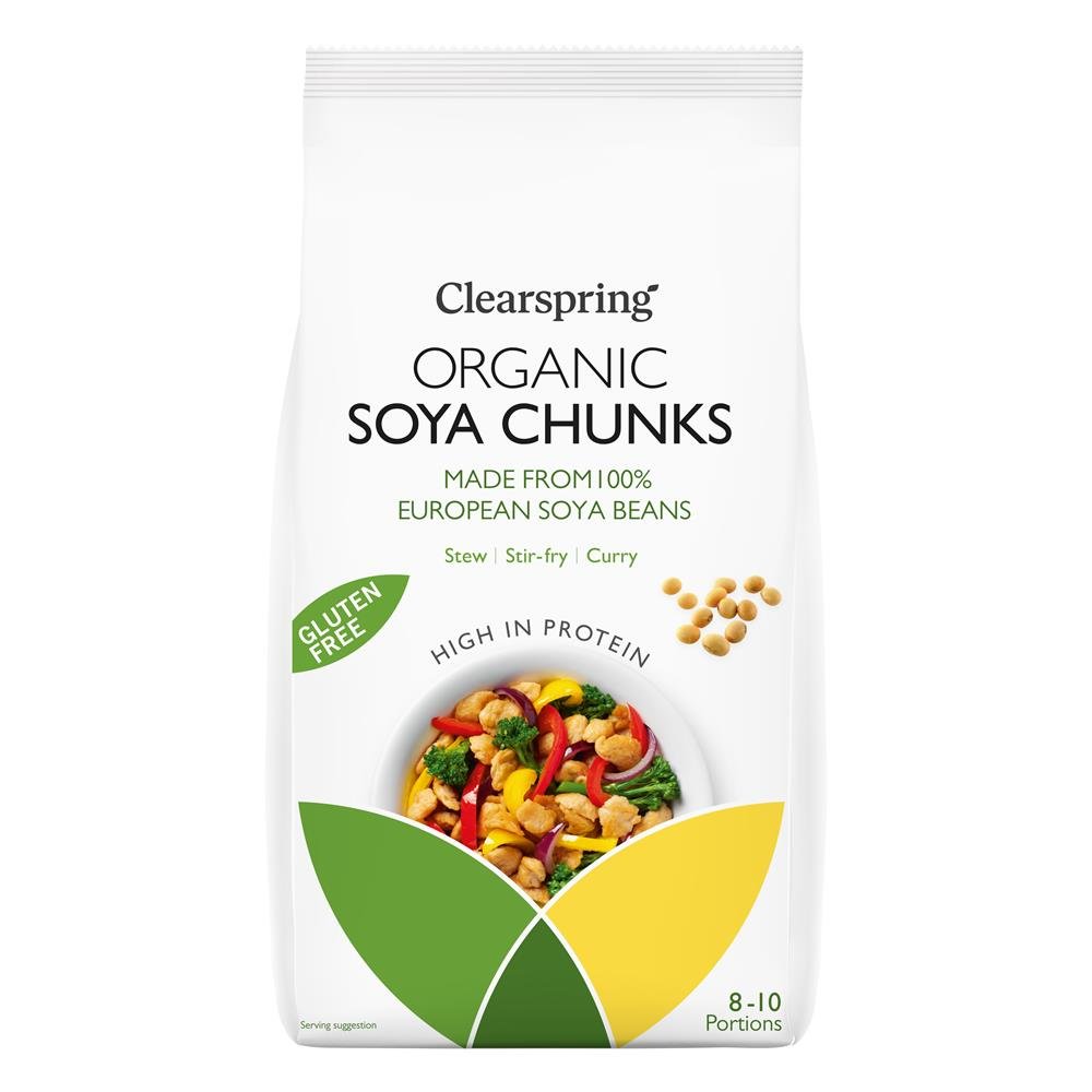 Organic Soya Chunks 200g - Greenlands Health Store