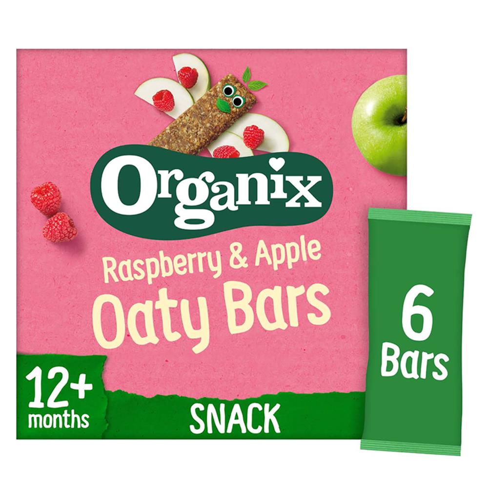 Raspberry & Apple Organic Soft Oat Snack Bars Multipack(6x23g) - Greenlands Health Store