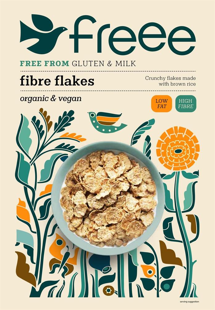 Gluten Free Organic Fibre Flakes 375g - Greenlands Health Store