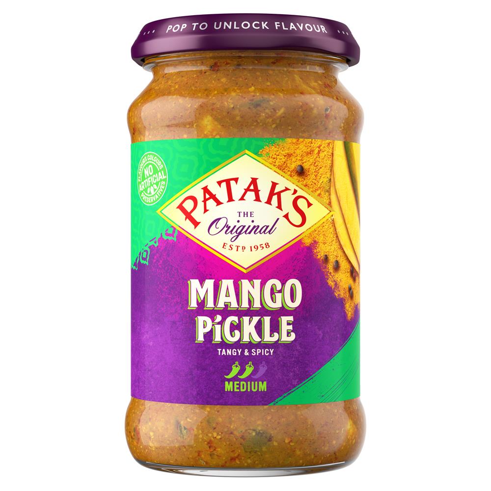 Pataks Mango Pickle 283g - Greenlands Health Store