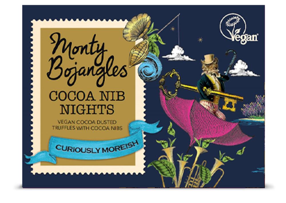 MB Cocoa Nib Nights Vegan Truffles 100g - Greenlands Health Store