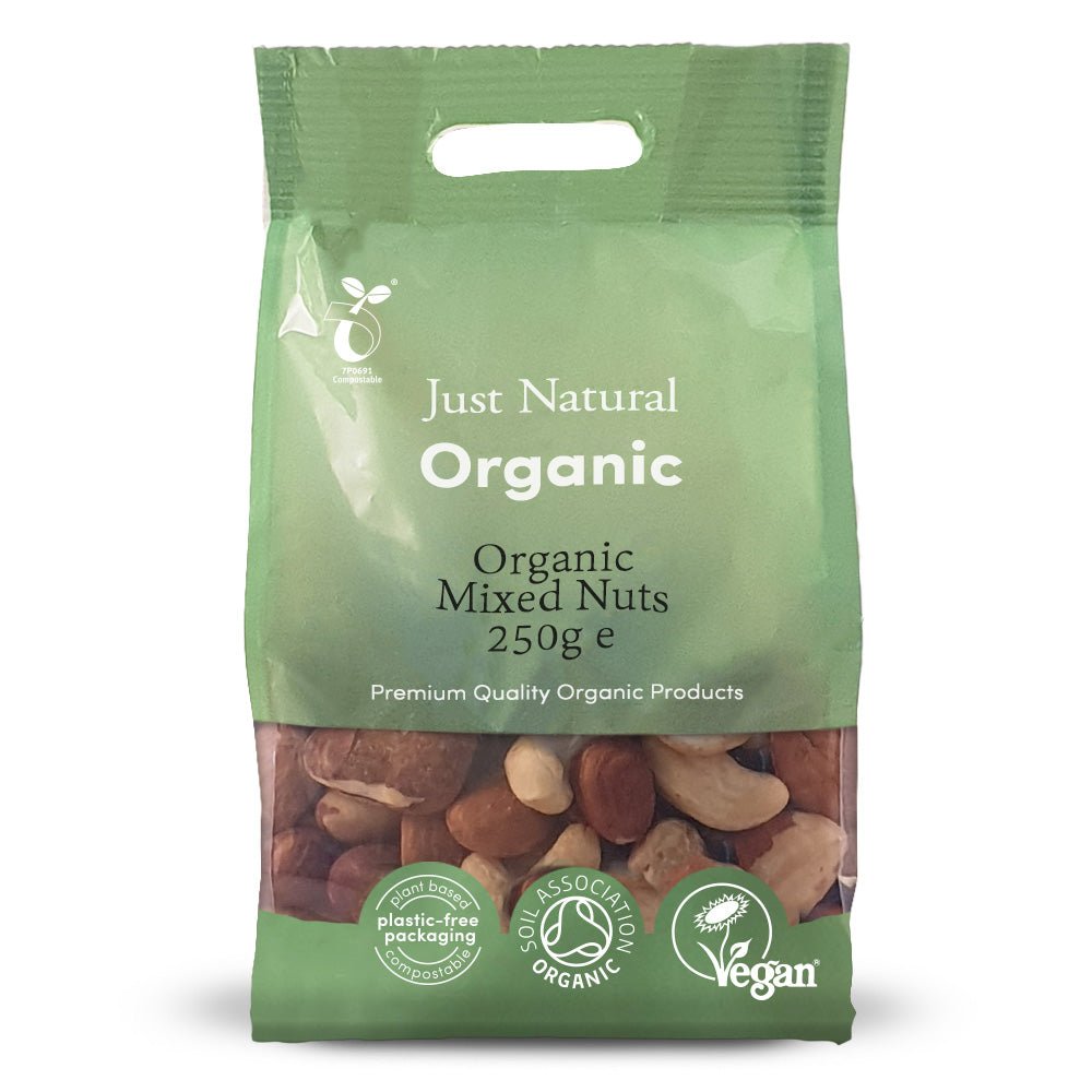 Organic Mixed Nuts 250g - Greenlands Health Store