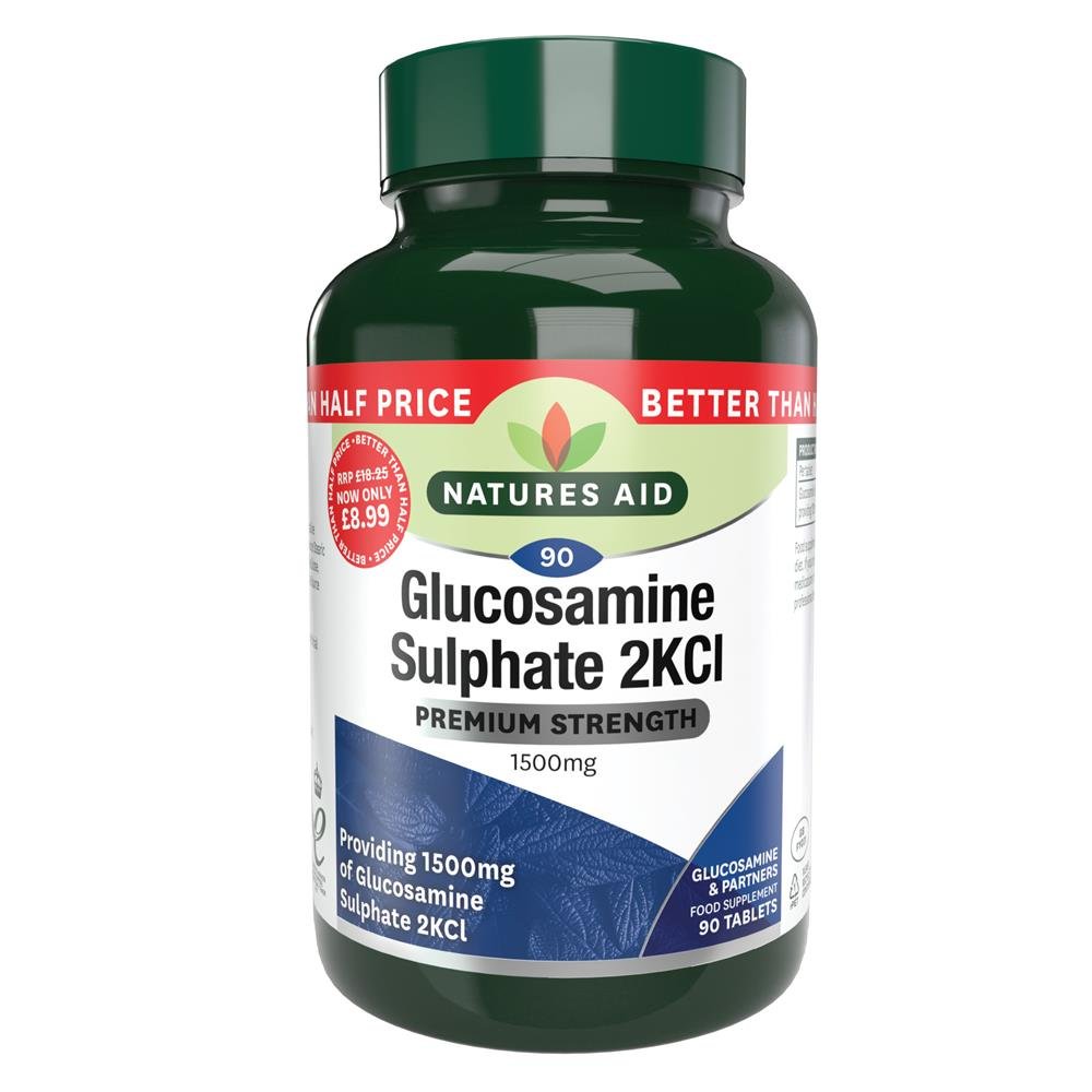 Glucosamine Sulphate - 1500mg - 90 Tabs - Greenlands Health Store