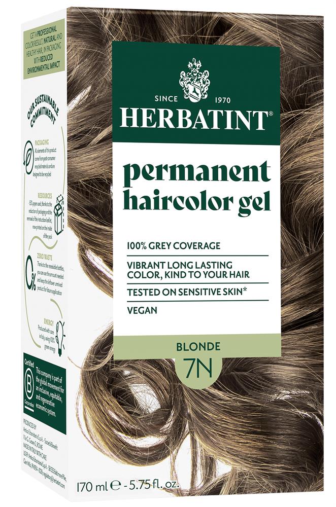 Blonde Ammonia Free hair Colour 7N 150ml - Greenlands Health Store