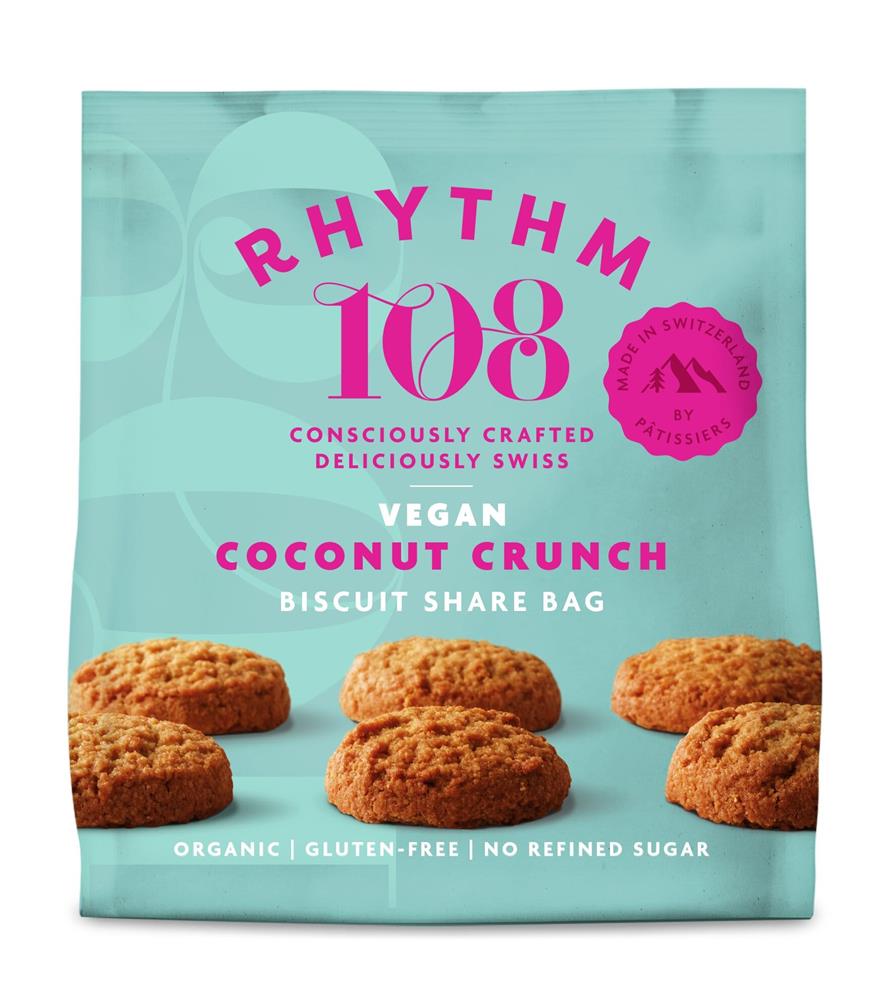 Coconut Crunch Biscuit Bag 135g - Greenlands Health Store