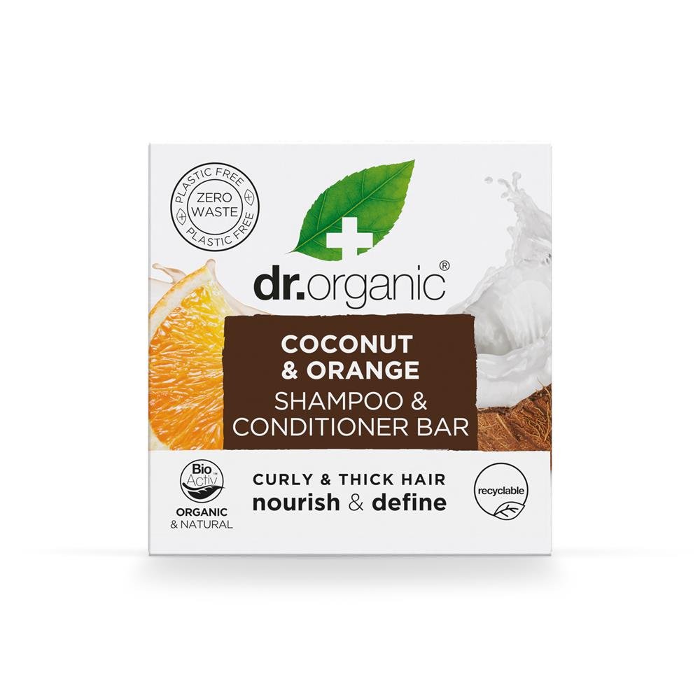 Coconut & Orange Shampoo/Conditioner Bar 75g - Greenlands Health Store