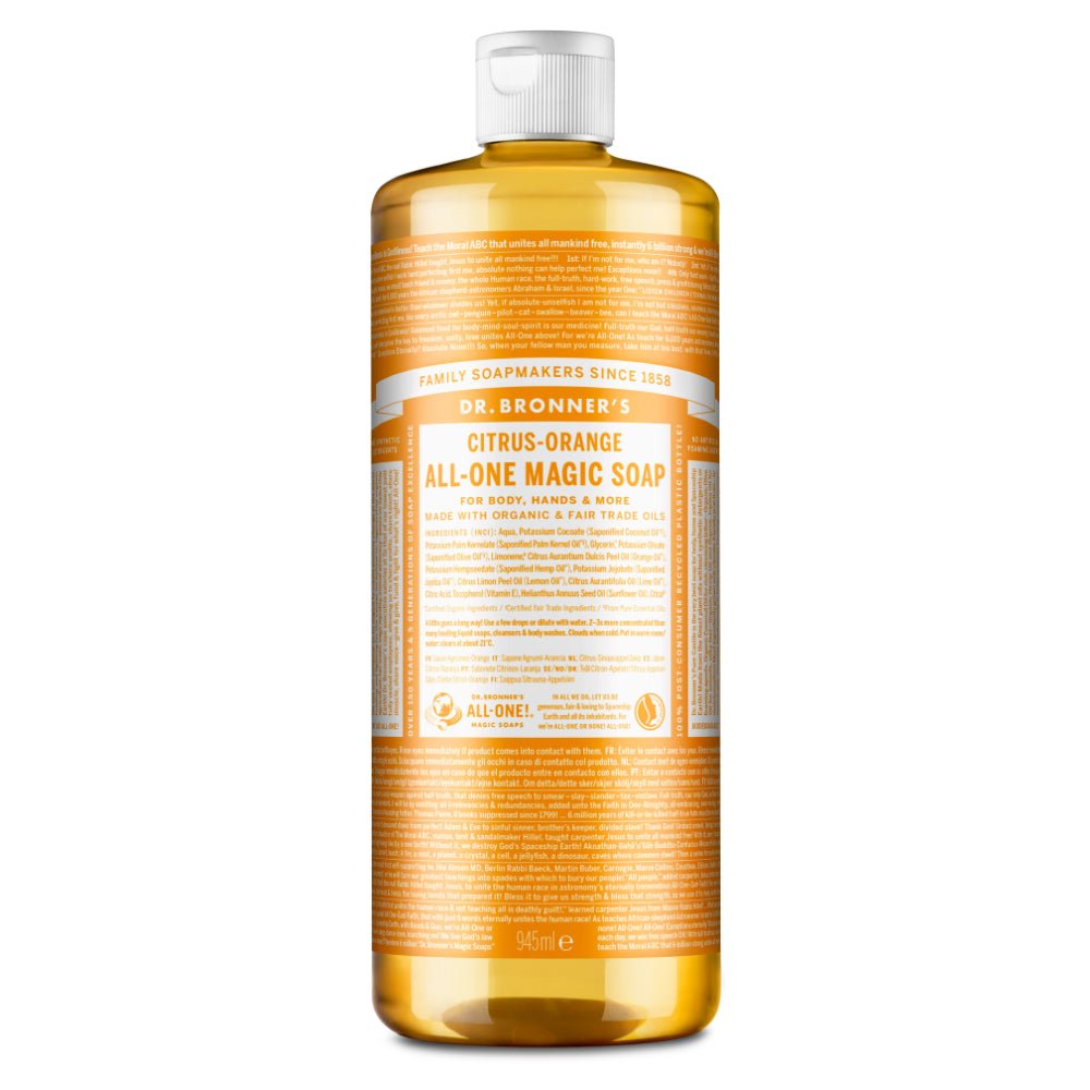 Org Citrus orange All One Magic Liquid Soap 945ml - Greenlands Health Store