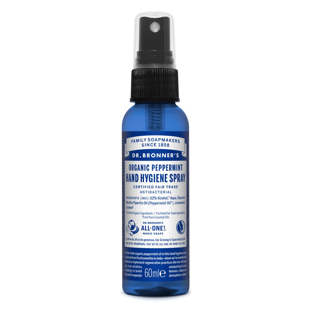 Organic Peppermint Hand Hygiene Spray 60ml - Greenlands Health Store